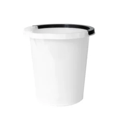 Atlanta husholdningsbøtte 10 l hvit