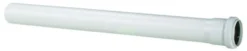 Avløpsrør 50mm pp hvit 0.5m m/muffe