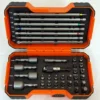 Bahco bits-sett 1/4" 35d fargekode