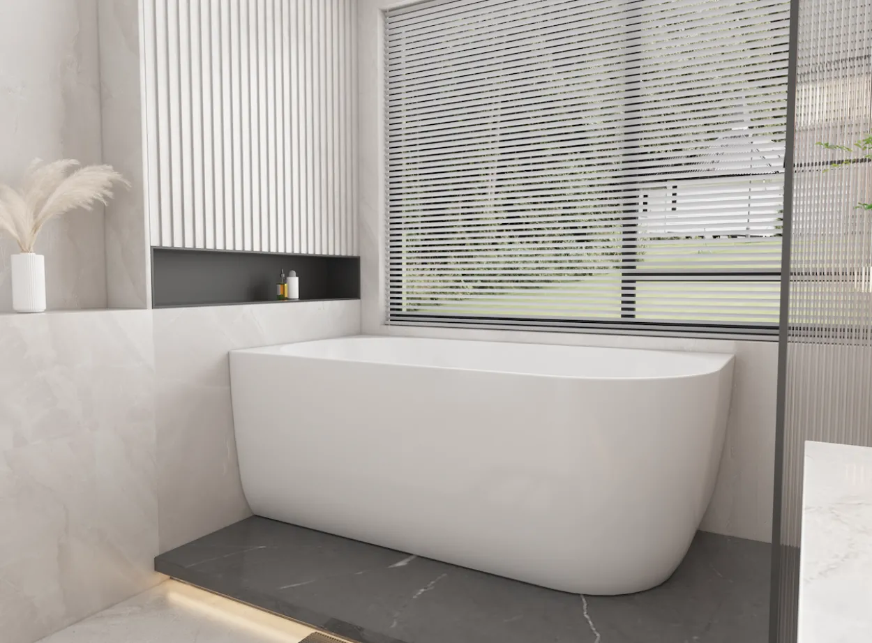 Celeste caserta badekar 150x75 venstre