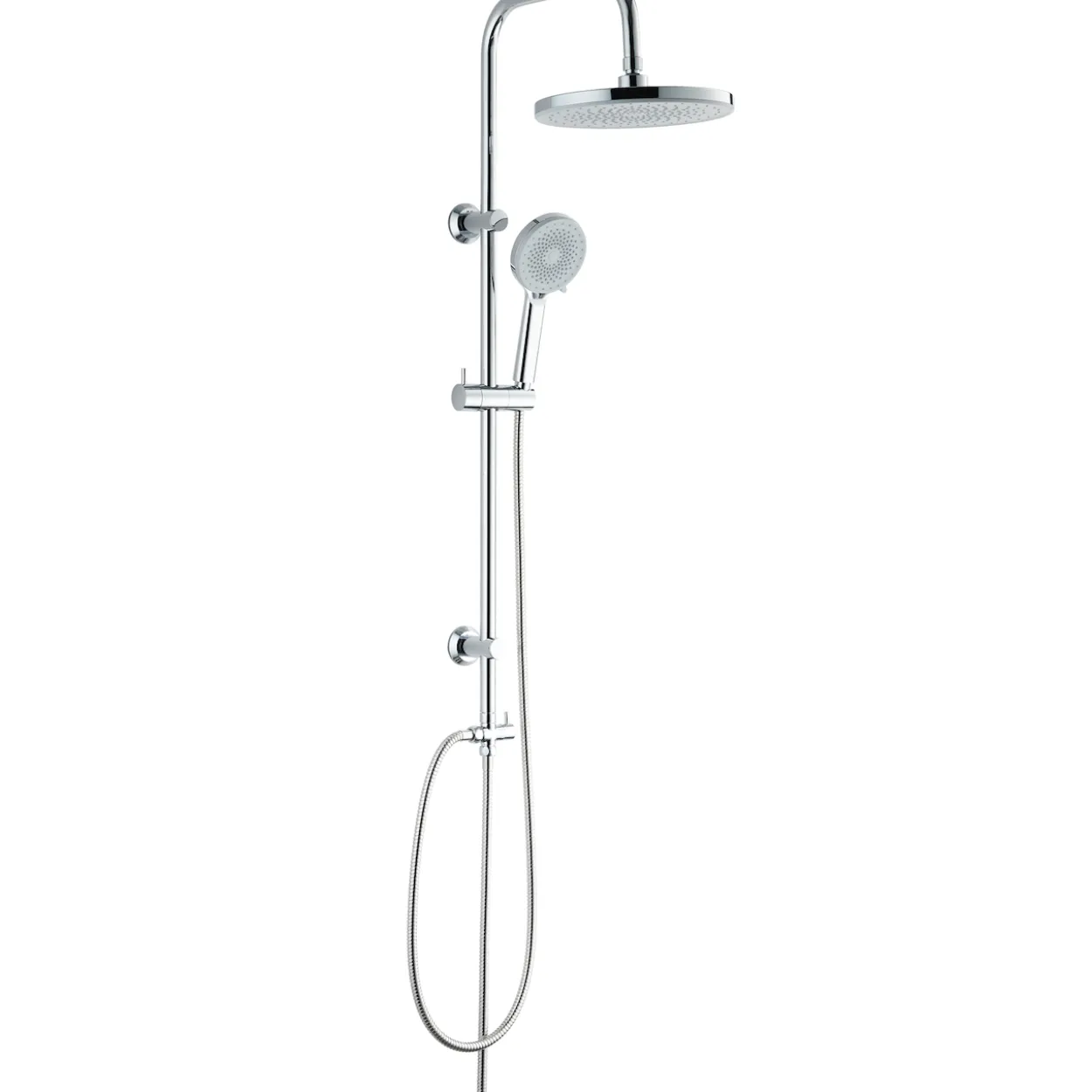 Celeste epsom 225 dusjsett krom m/takdusj
