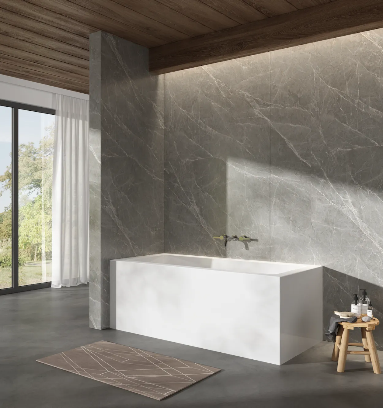 Celeste livorno badekar 166x75 venstre