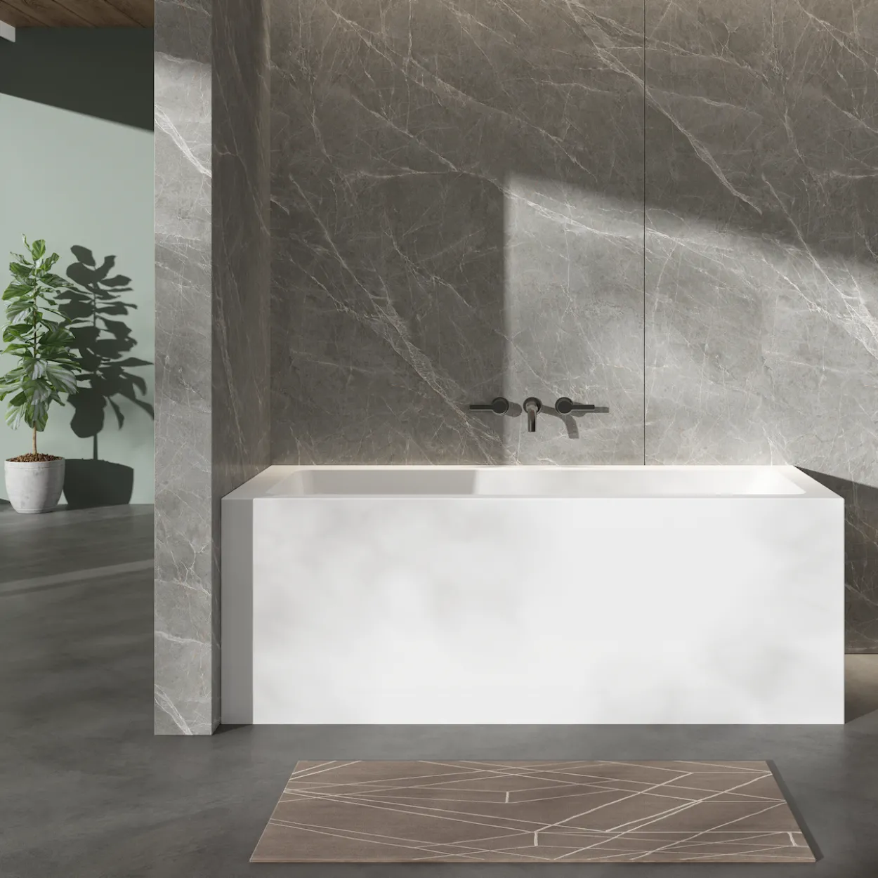 Celeste livorno badekar 166x75 venstre