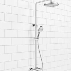 Celeste stoke 250 dusjsett krom m/dusjtermostat