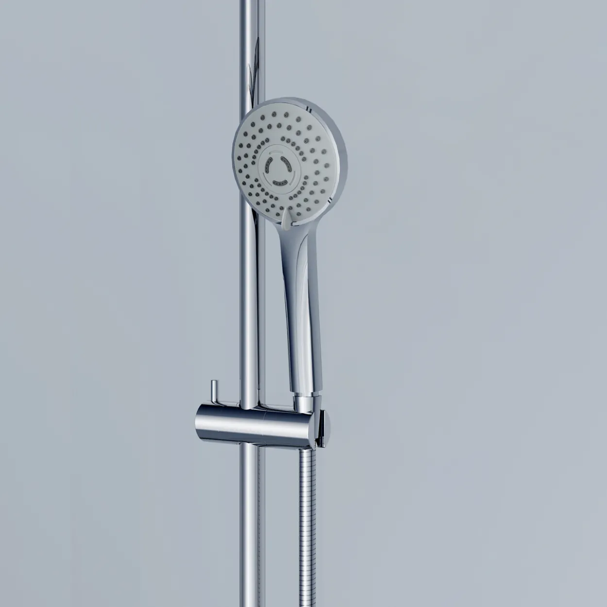 Celeste trento rett dusjkabinett 80x80x208 cm m/sikkerhetsfolie krom