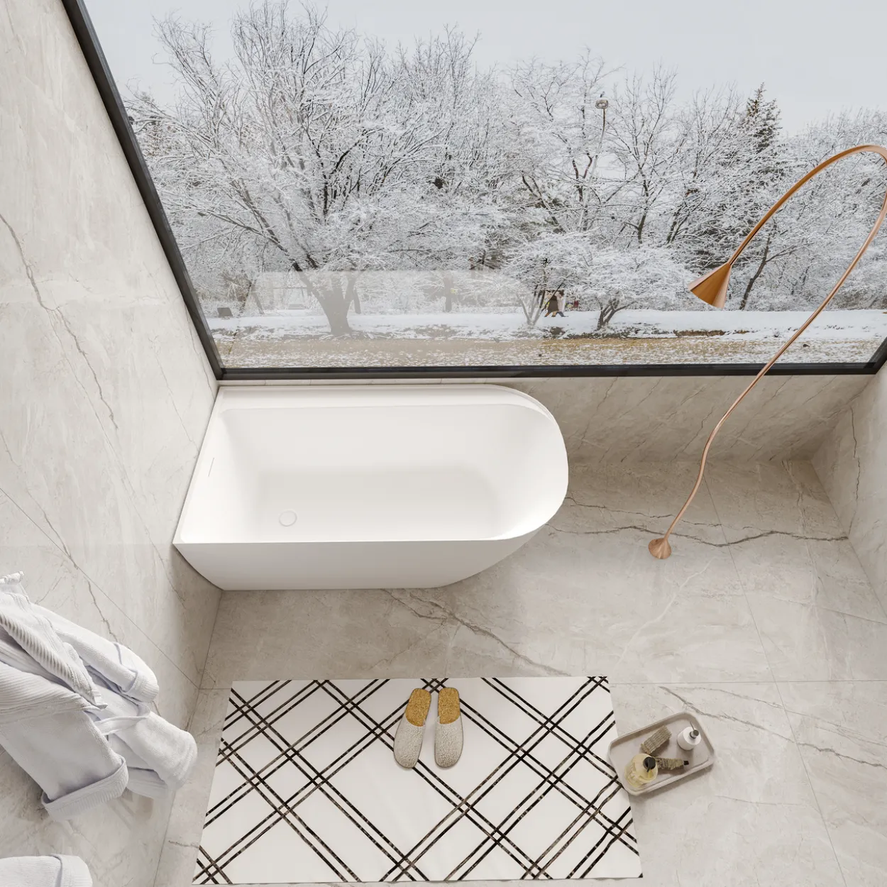 Celeste udine badekar 153x81 venstre