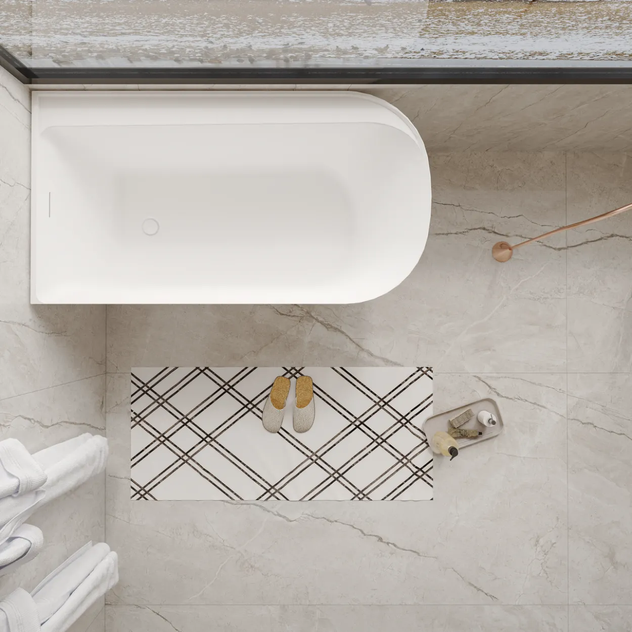 Celeste udine badekar 153x81 venstre