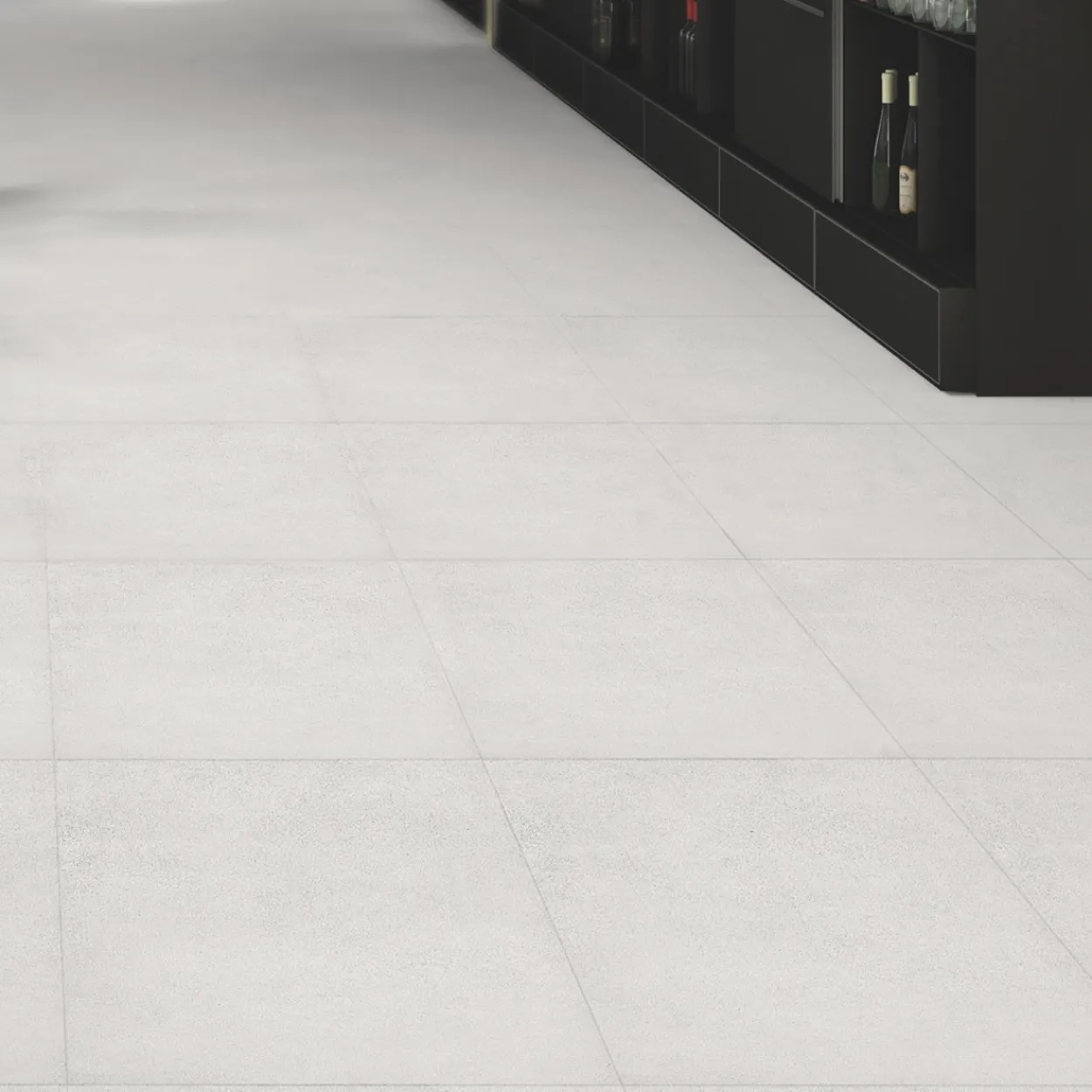 Cemento rasato bianco 60x60 9mm