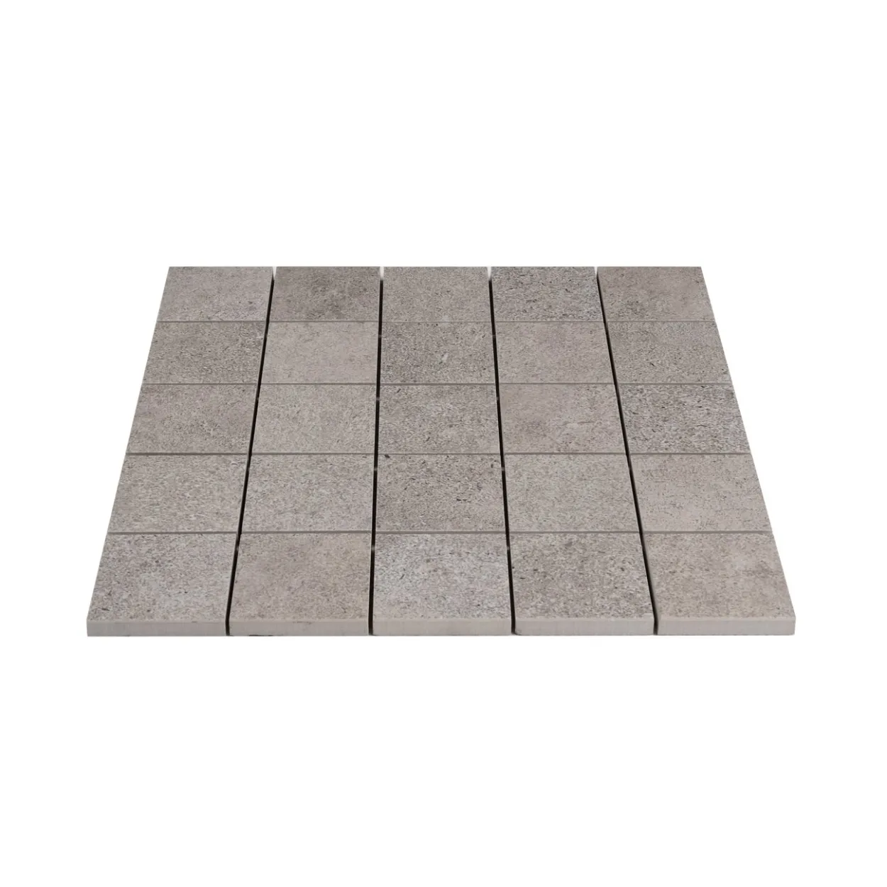 Cemento rasato grigio mosaico 6x6 9mm