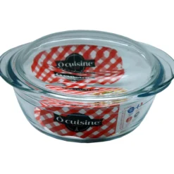 Cuisine ildfast form rund m/lokk 1,1 l