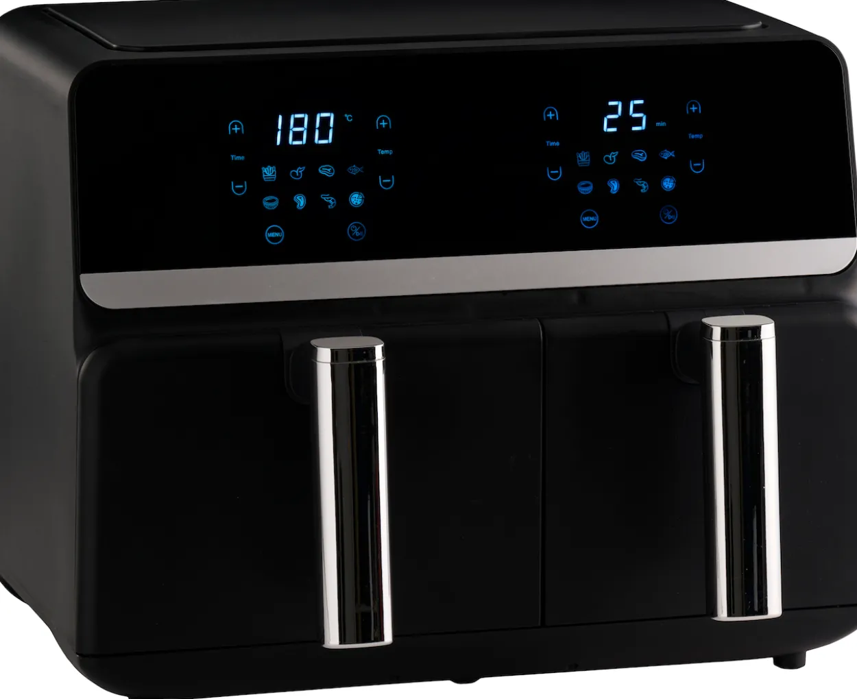 Day airfryer dobbel 2200w sort/stål
