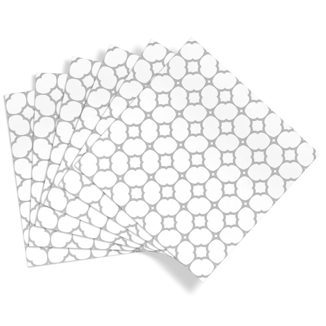 D-c-fix classic selvklebende gulvfliser bloomy grid