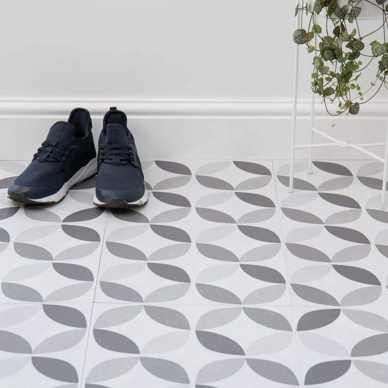 D-c-fix classic selvklebende gulvfliser geometric