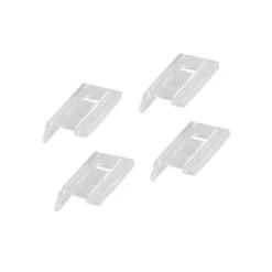 Elfa uttrekkstopp for meshkurv transparent 4-pk