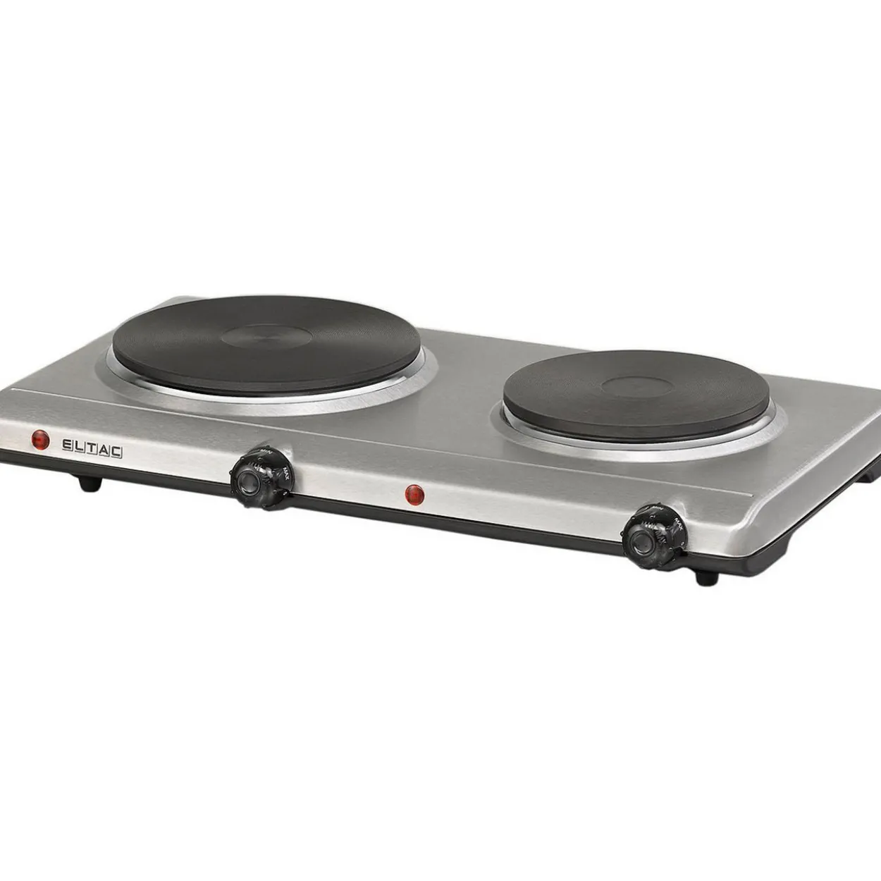 Eltac kokeplate dobbel, stål dk 29, 2500 watt