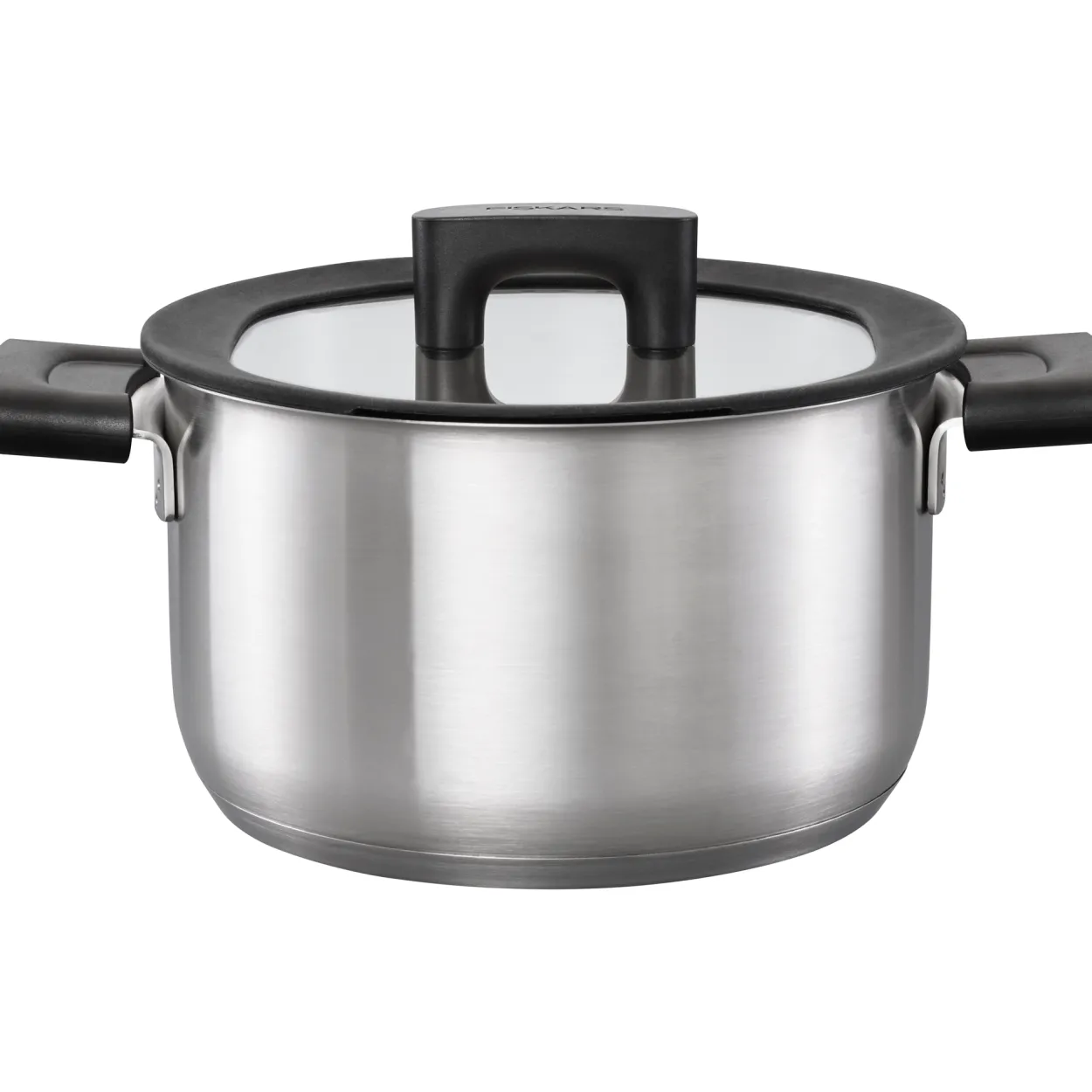 Fiskars hard face stål gryte 3,5l m/lokk