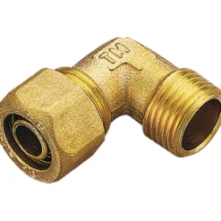 Fonta vinkelkobling 18mm x 3/4" til pex-fordeler