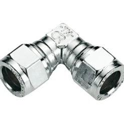 Fonta vinkel 15mm forkrommet cu