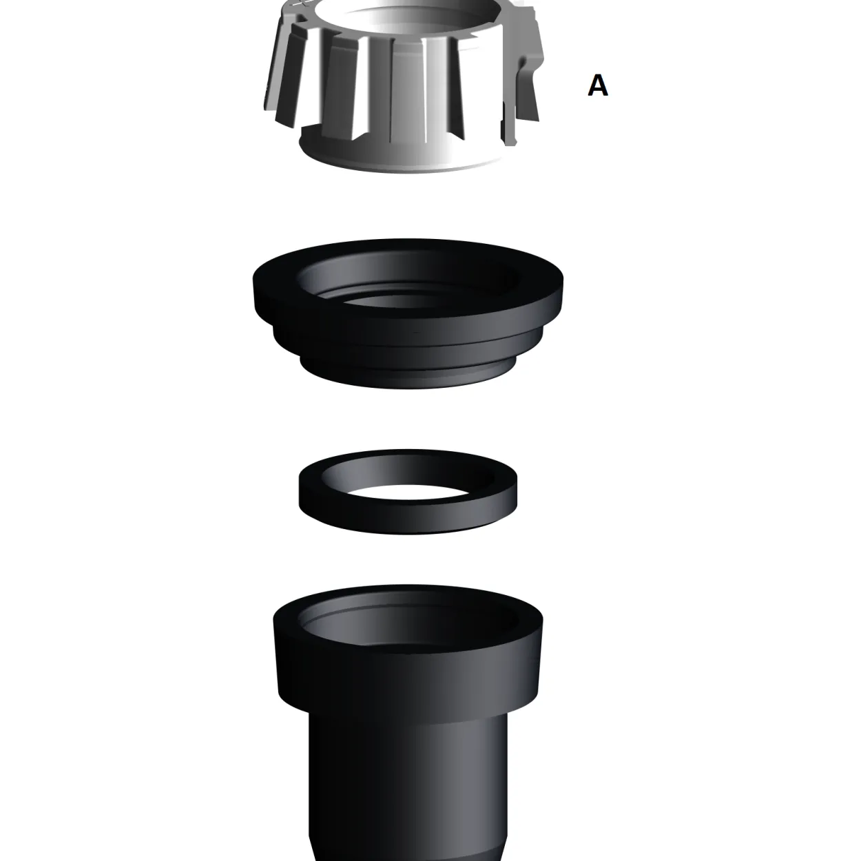 Gf pem-kobling reduksjon 25-20mm - sd