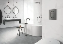 Grohe arena cosmopolitan small trykkplate børstet hard graphite