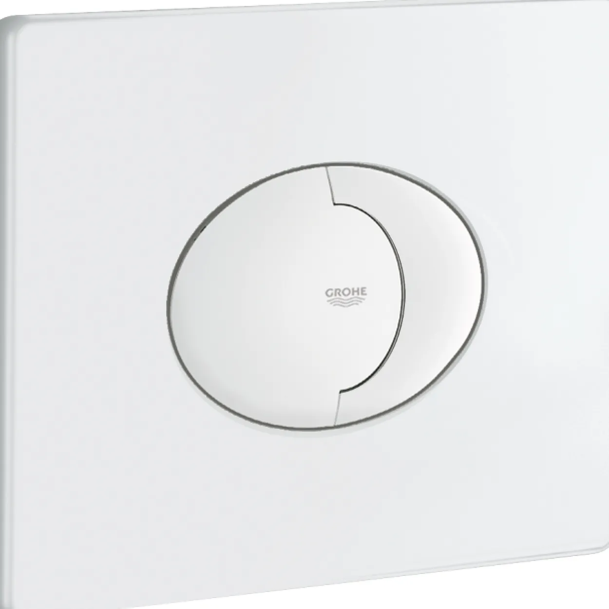 Grohe betjeningsplate wc skate air 2-skyll for topp/frontbetjent sisterne