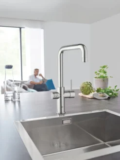 Grohe blue home kjøkkenarmatur m/u-tut, krom