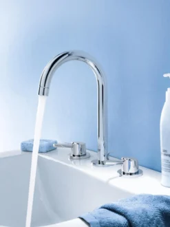 Grohe concetto 3-hulls servantbatteri krom