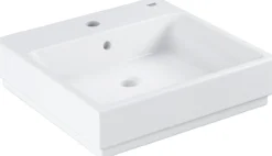 Grohe cube porselen servant 50x49 cm vegghengt m/overløp alpinhvit
