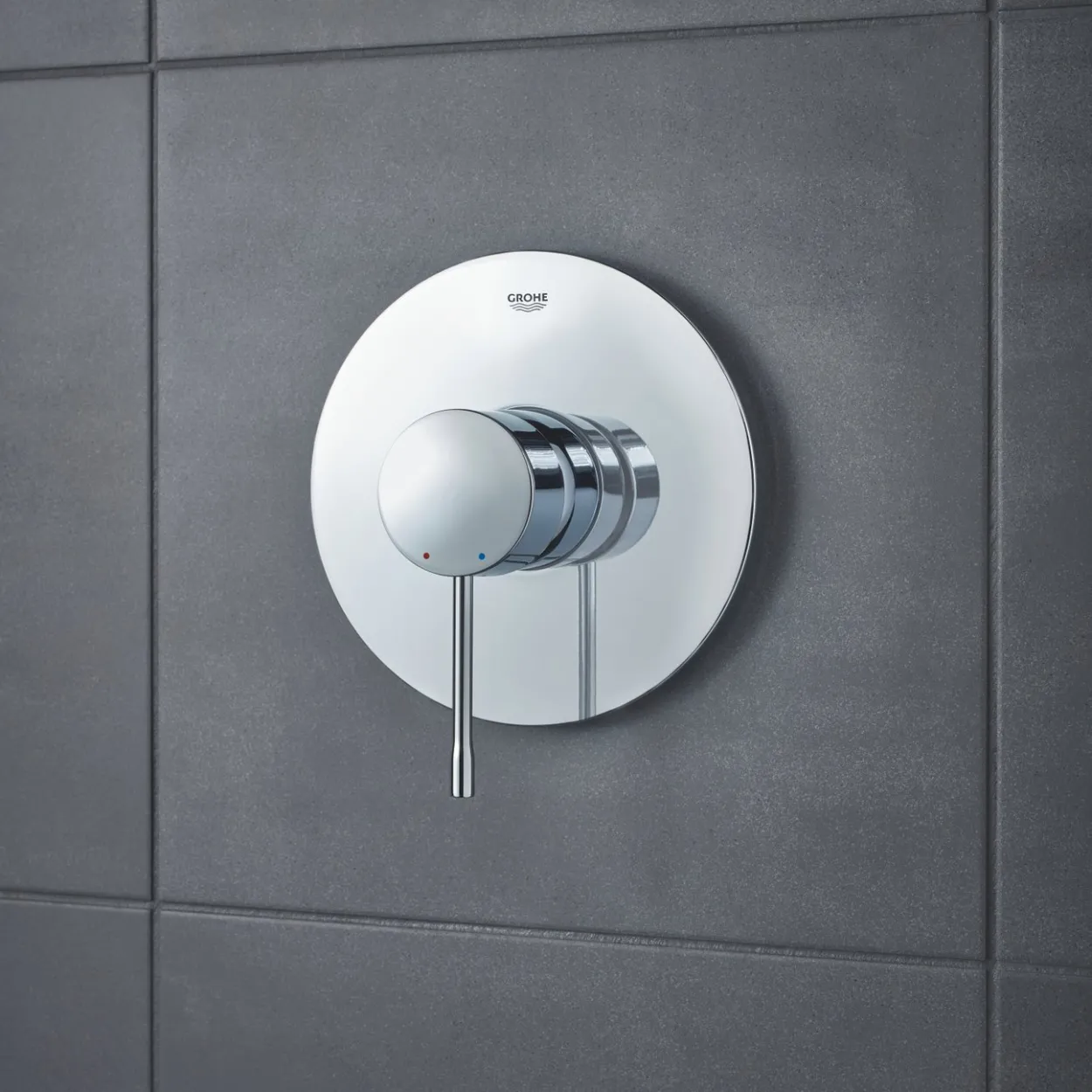 Grohe essence ettgrepsbatteri krom