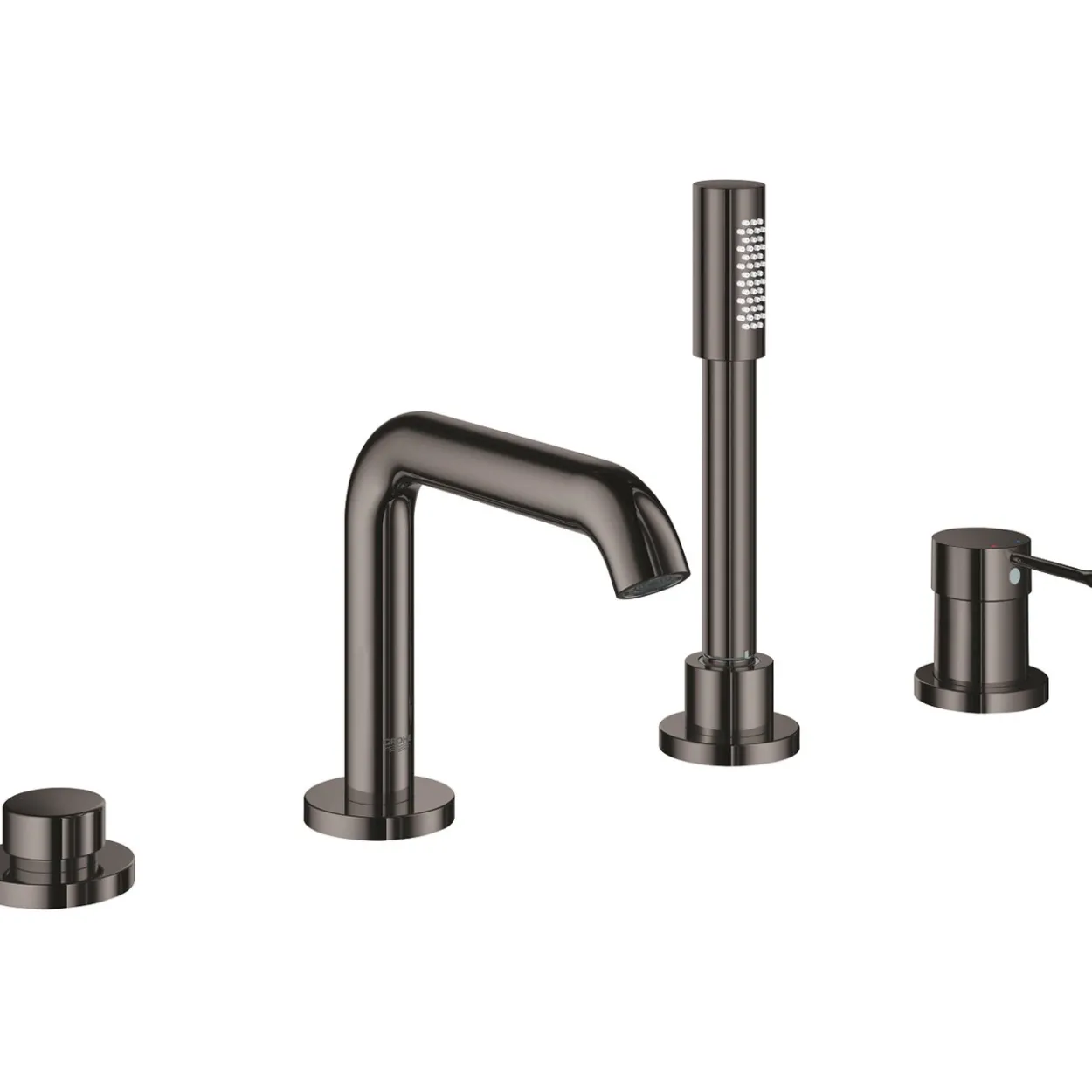 Grohe essence 4-hulls kar- og dusjkombinasjon hard graphite