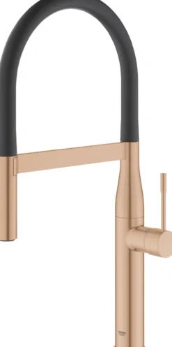 Grohe essence kjøkkenarmatur m/uttrekkbar fleksibel dusj børstet warm sunset