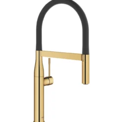 Grohe essence kjøkkenarmatur m/uttrekkbar dusj cool sunrise