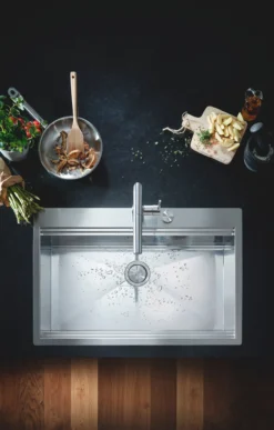 Grohe essence new kjøkkenarmatur m/l-tut supersteel