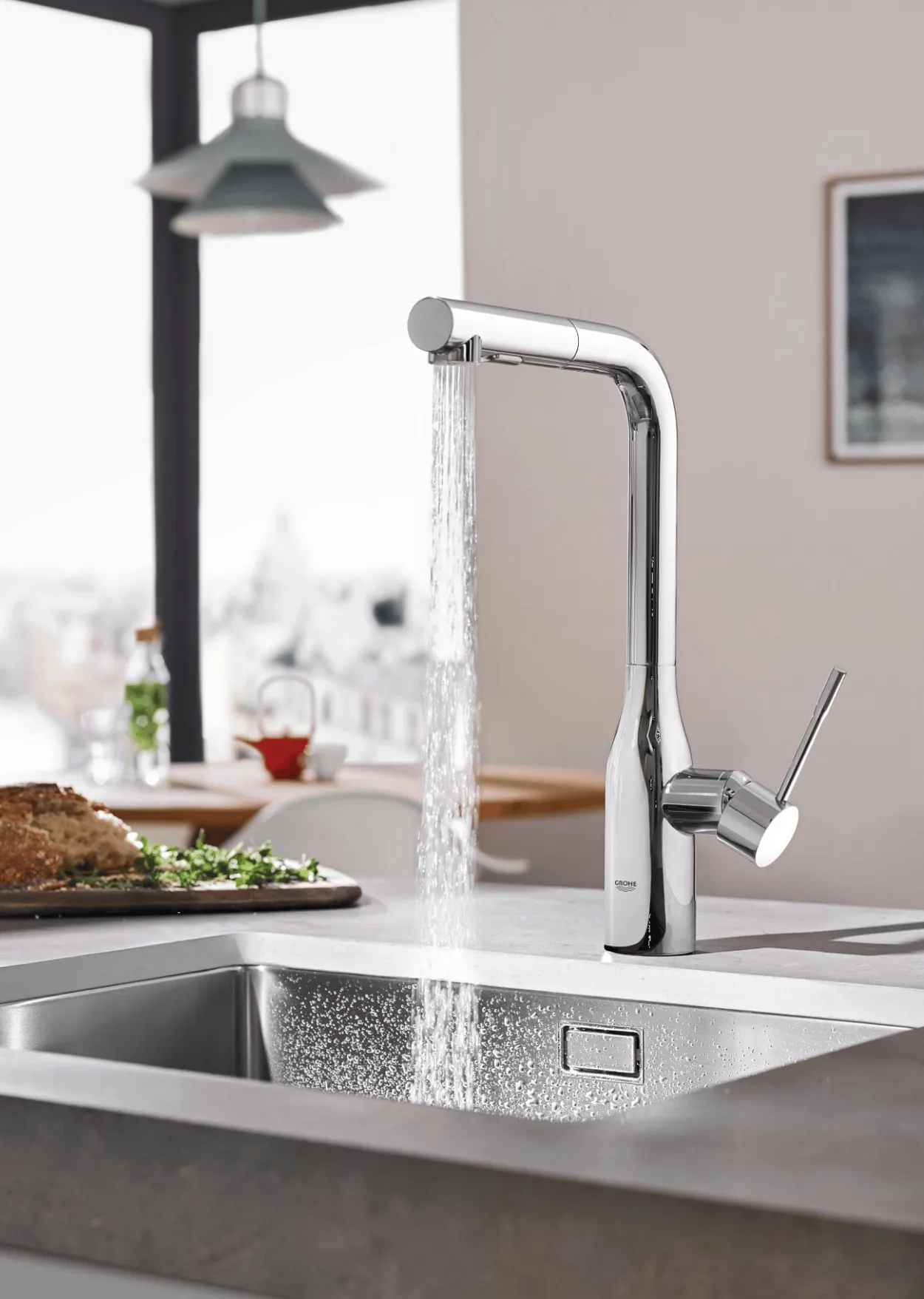 Grohe essence new kjøkkenarmatur m/l-tut