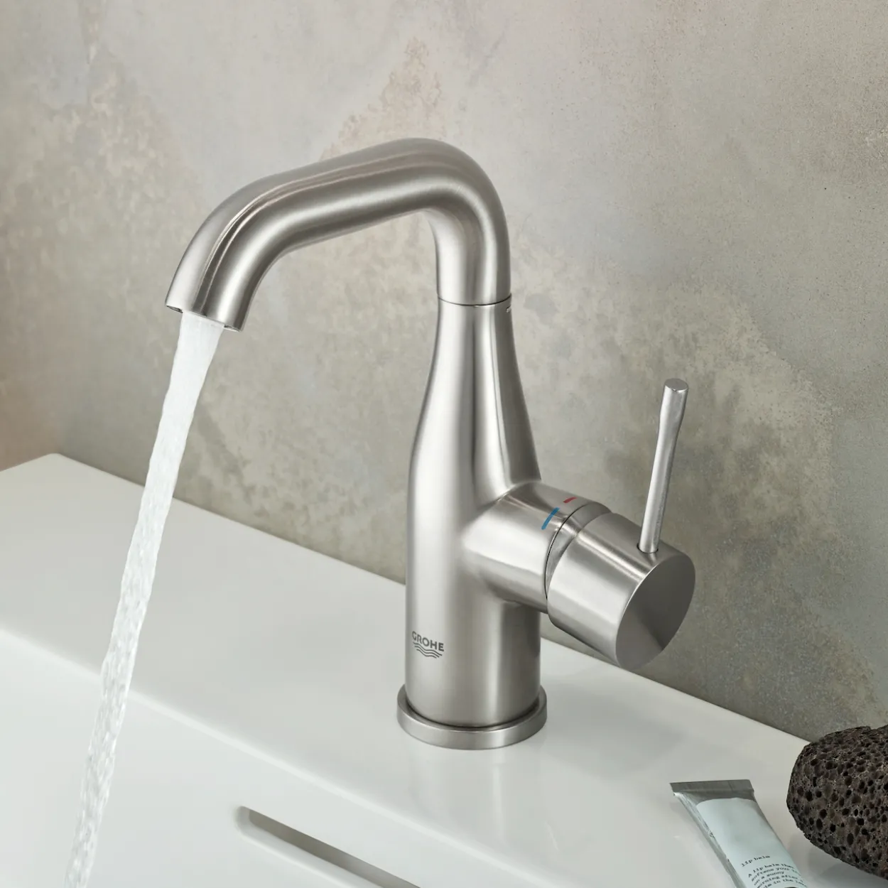 Grohe essence servantbatteri supersteel