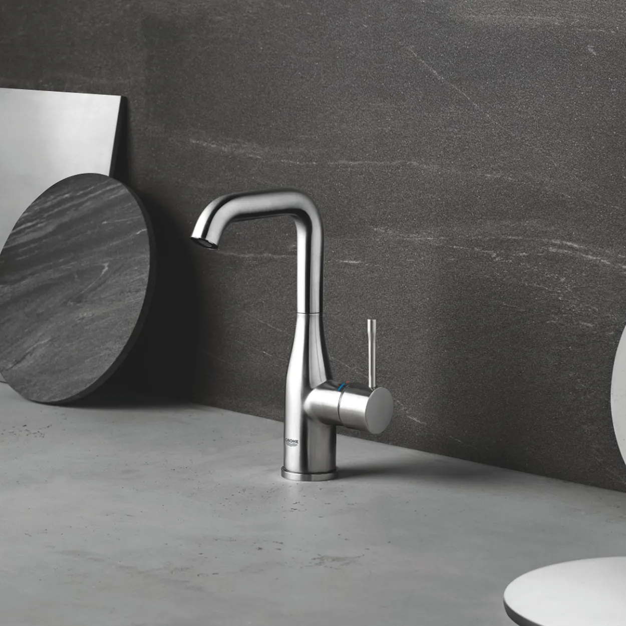 Grohe essence servantbatteri supersteel