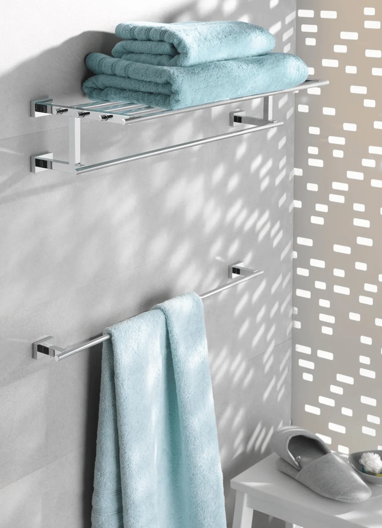 Grohe essentials cube håndklestand 60 cm