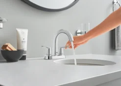 Grohe essentials cube tannglass m/holder