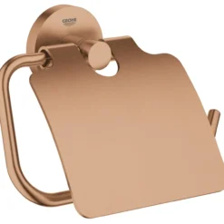 Grohe essentials toalettrullholder m/lokk børstet warm sunset