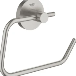 Grohe essentials toalettrullholder supersteel