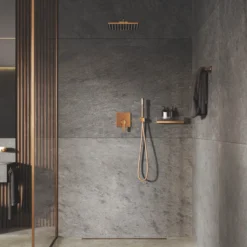 Grohe euphoria cube hånddusjuttak m/holder børstet warm sunset