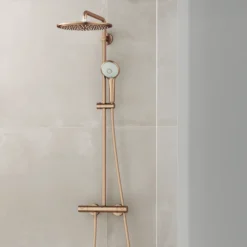 Grohe euphoria dusjsystem 310 m/dusjbatteri børstet warm sunset