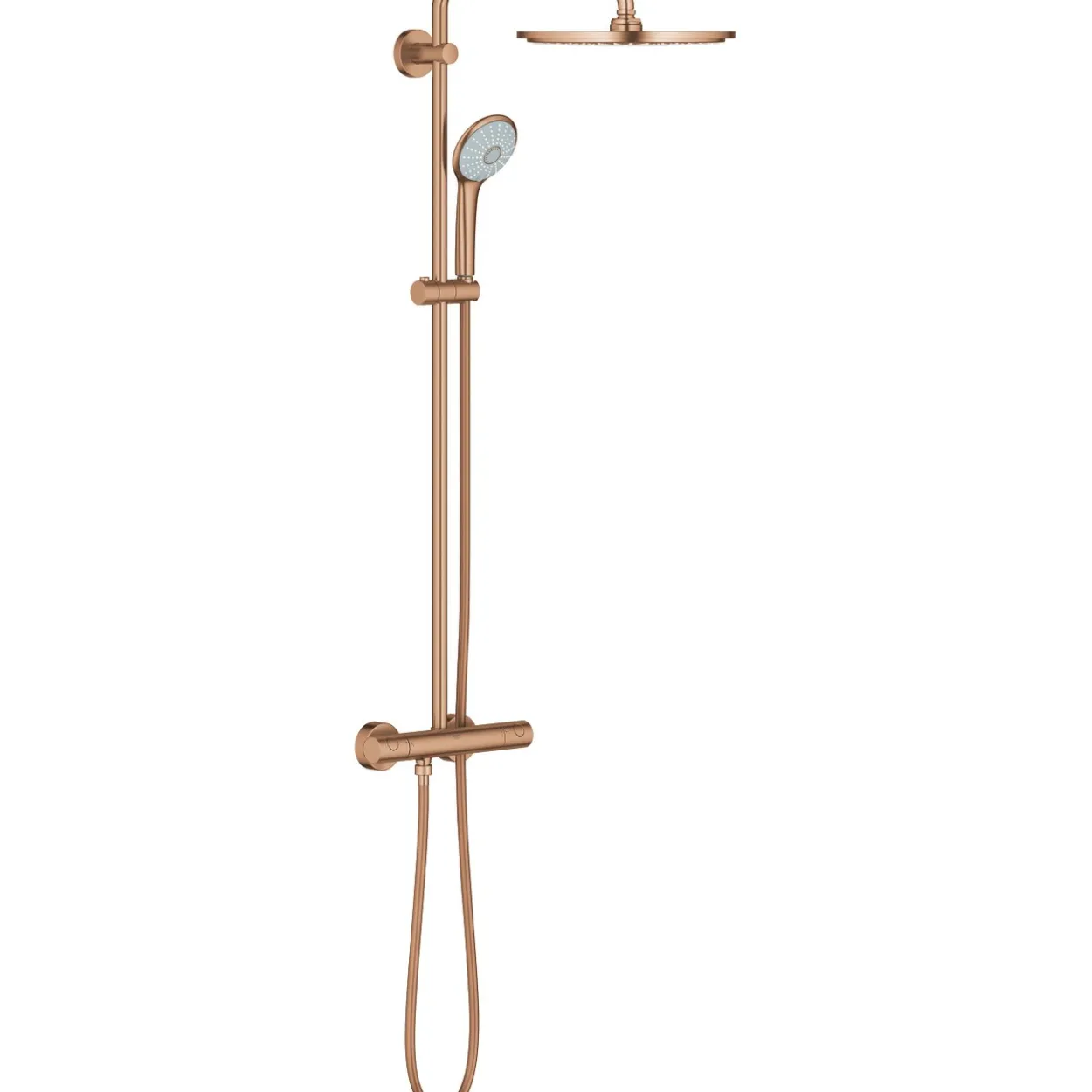 Grohe euphoria dusjsystem 310 m/dusjbatteri børstet warm sunset