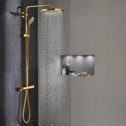 Grohe euphoria dusjsystem 310 m/dusjbatteri cool sunrise