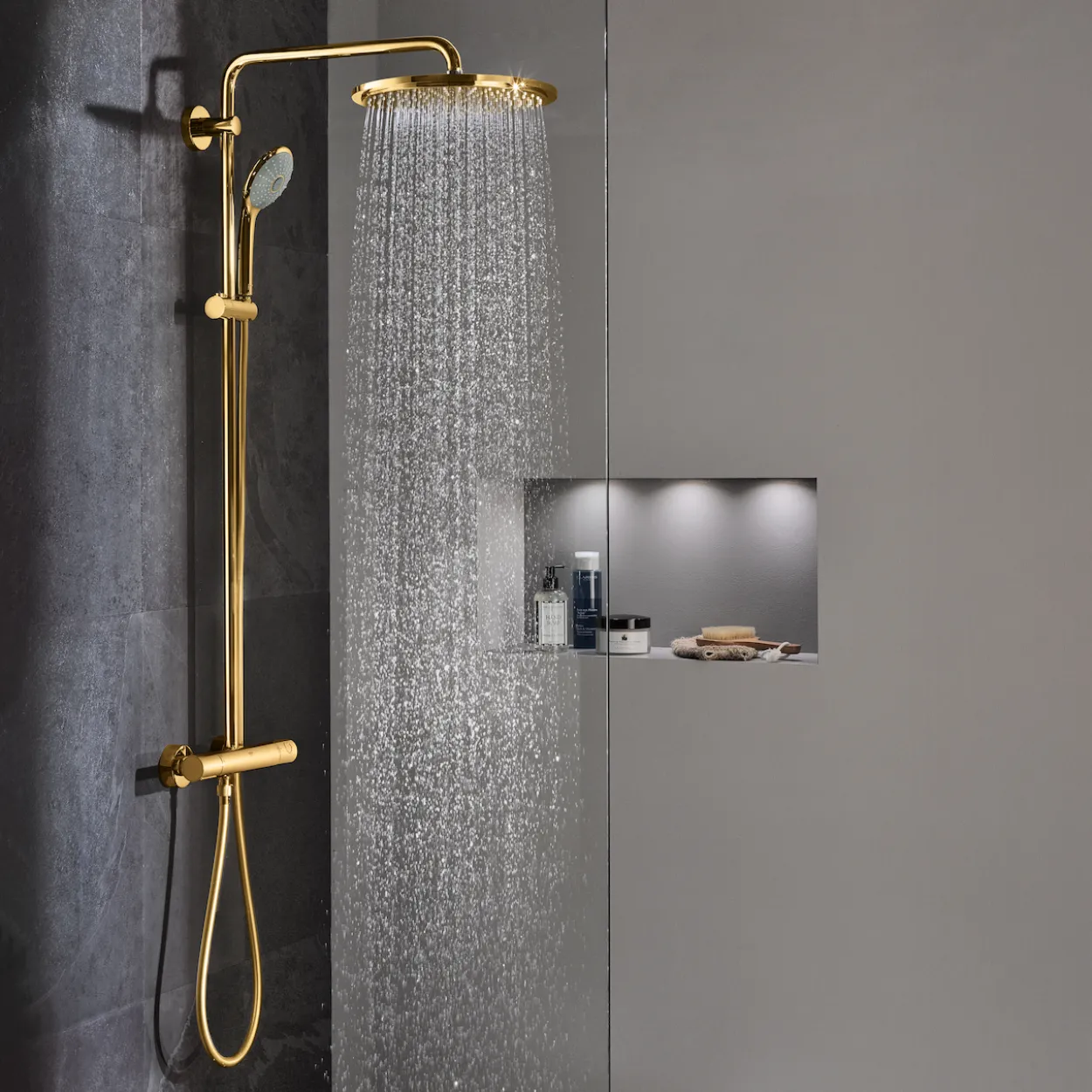 Grohe euphoria dusjsystem 310 m/dusjbatteri cool sunrise