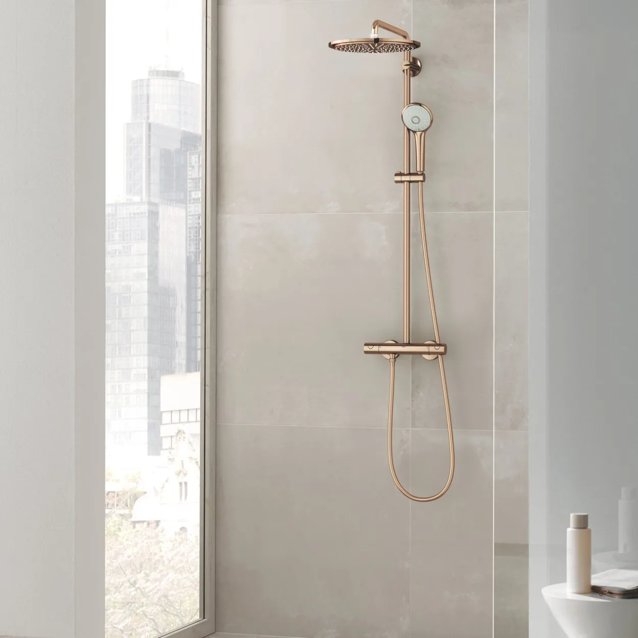 Grohe euphoria dusjsystem 310 m/dusjbatteri warm sunset