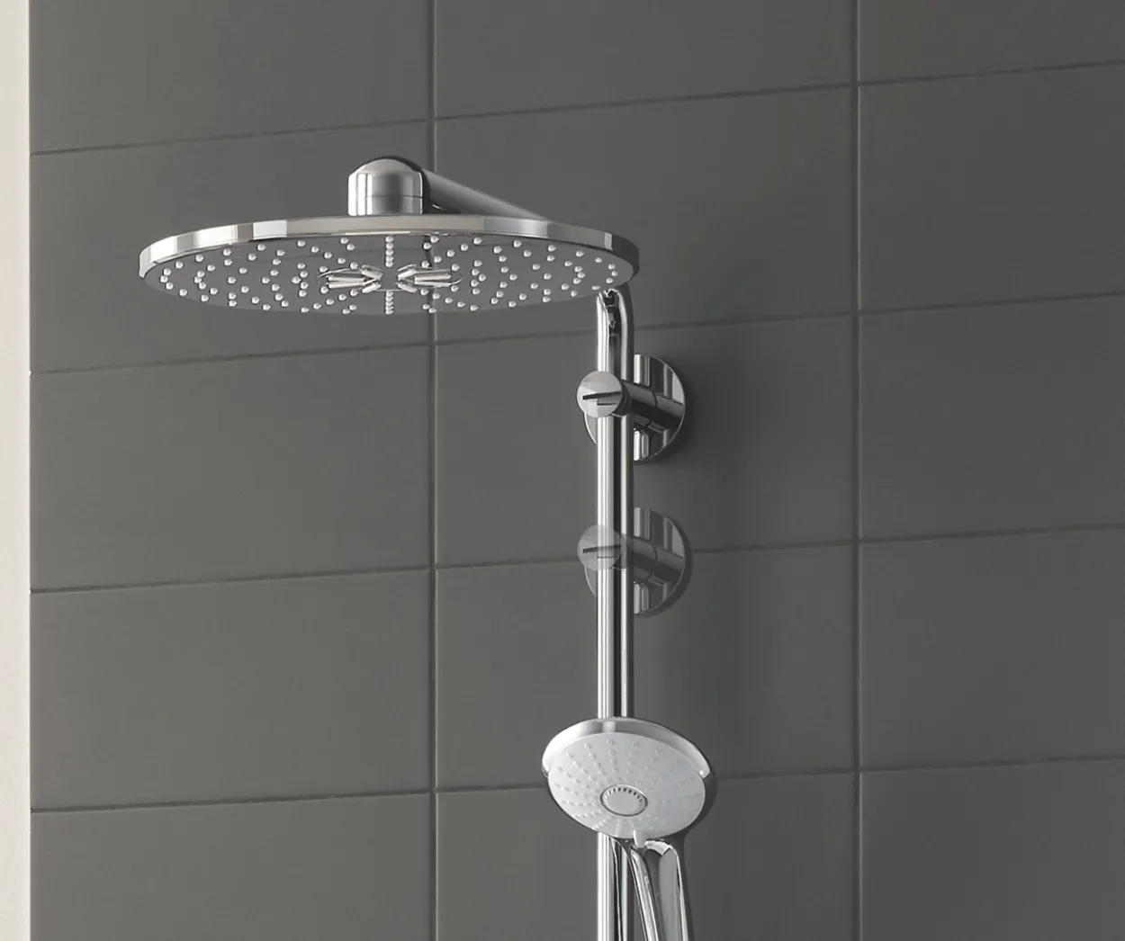 Grohe euphoria smartcontrol system 310 duo dusjsett m/takdusj og dusjbatteri