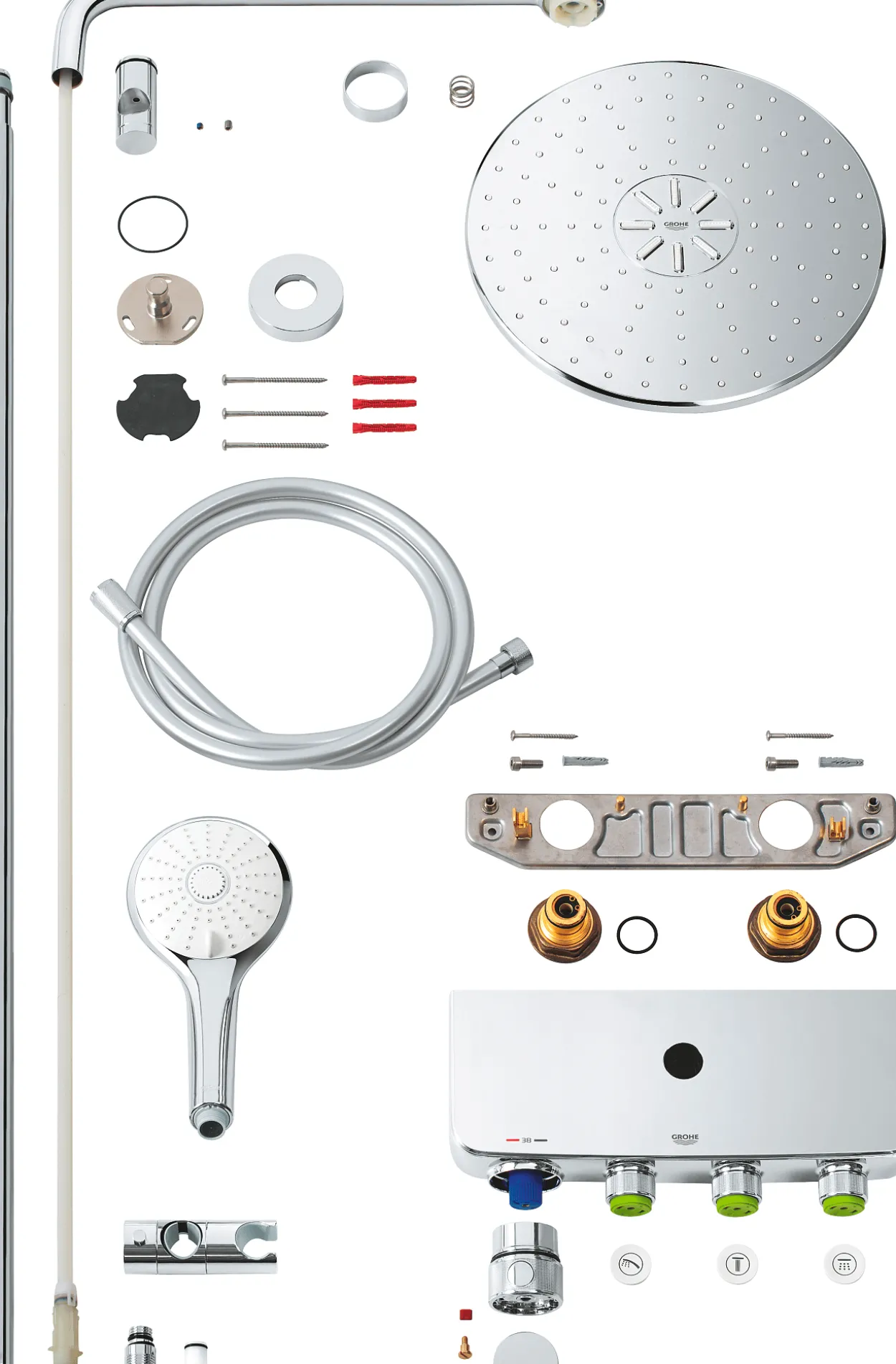 Grohe euphoria smartcontrol system 310 duo dusjsett m/takdusj og dusjbatteri