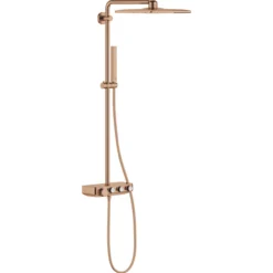 Grohe euphoria smartcontrol 310 cube duo dusjsystem 17l børstet warm sunset
