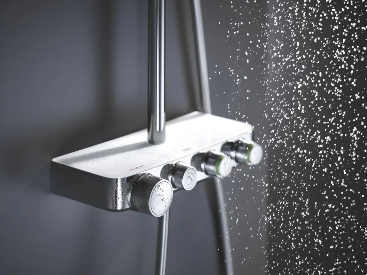 Grohe euphoria smartcontrol 310 cube duo dusjsystem måne hvit